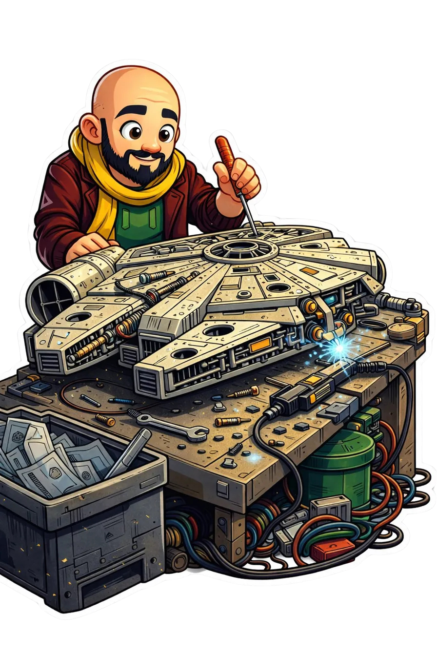 Building your own local AI setup - the Millennium Falcon approach